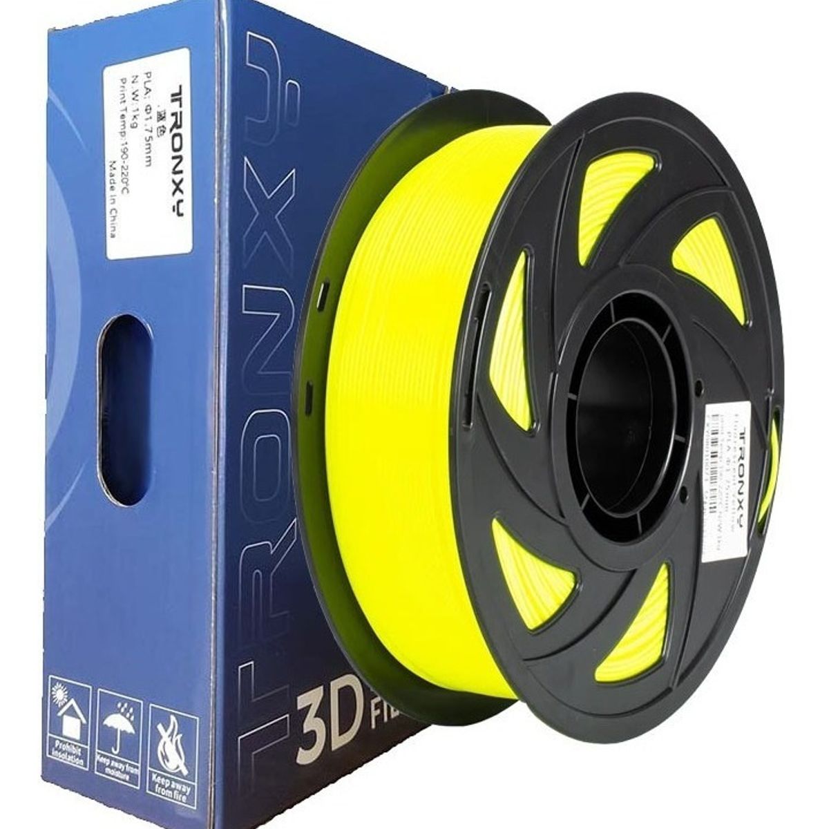 TODODESCUENTO - Filamento Tronxy Pla+ Fluorescente Amarillo