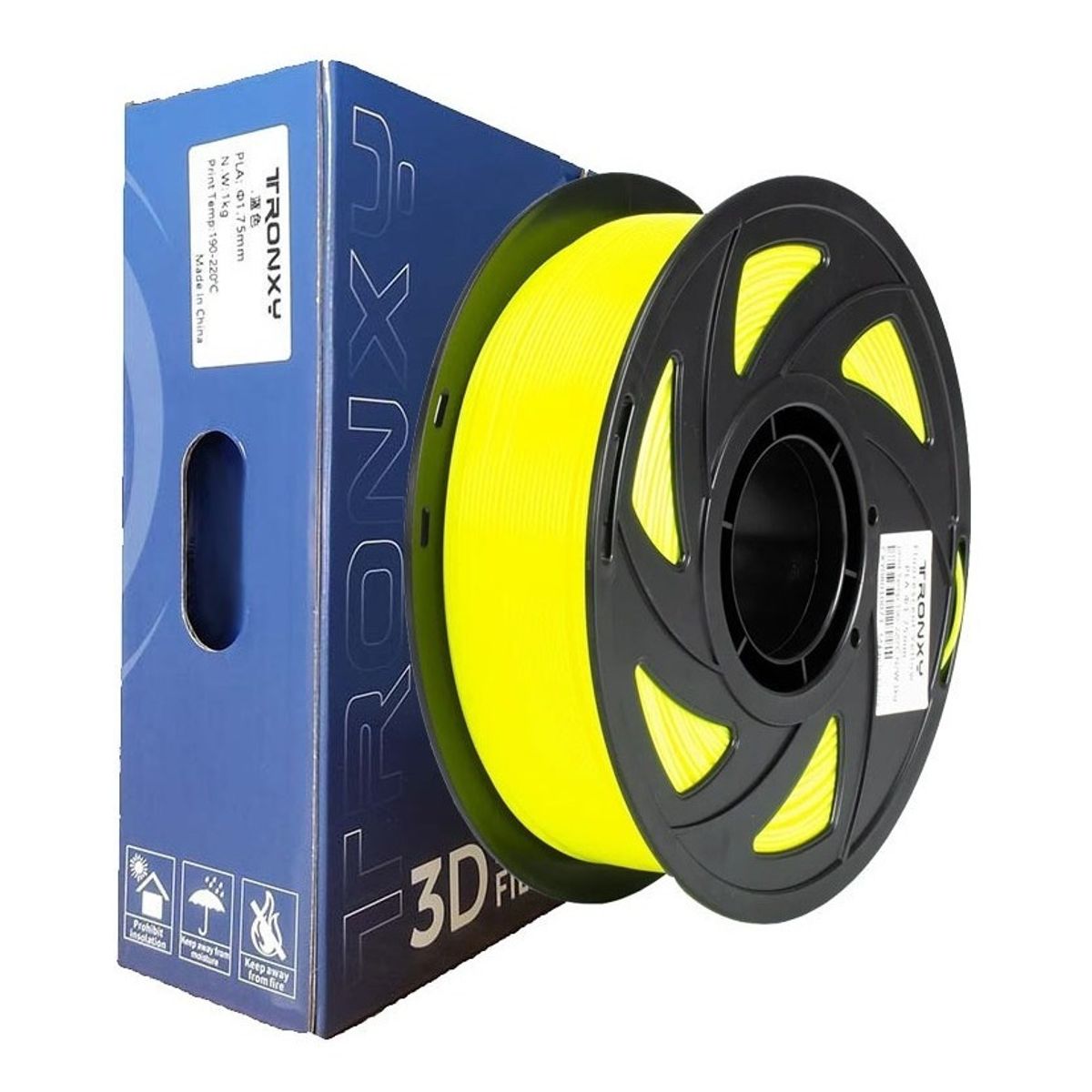 TODODESCUENTO - Filamento Tronxy Pla+ Fluorescente Amarillo