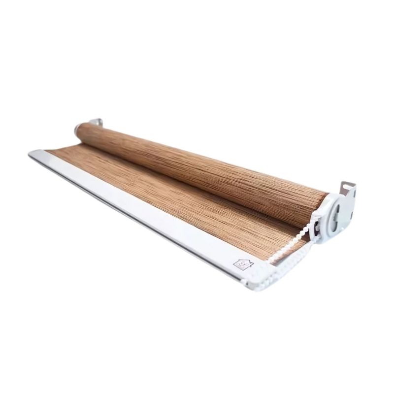 TODODESCUENTO - Cortina Roller Fibra Sintética 90x240cm Cafe