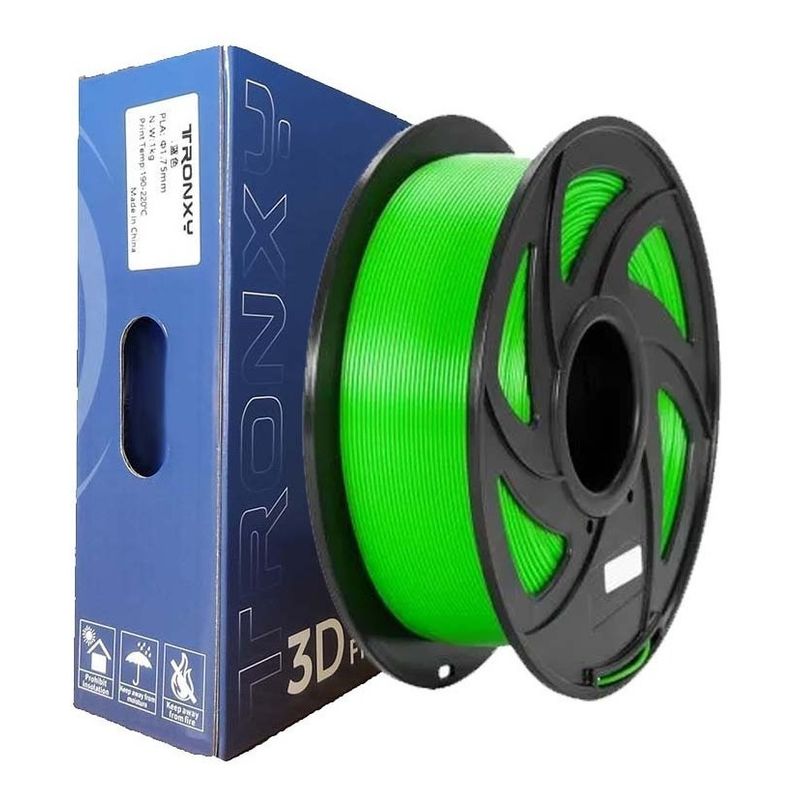 TODODESCUENTO - Filamento 3d Pla Tronxy De 1.75mm Y 1kg Verde
