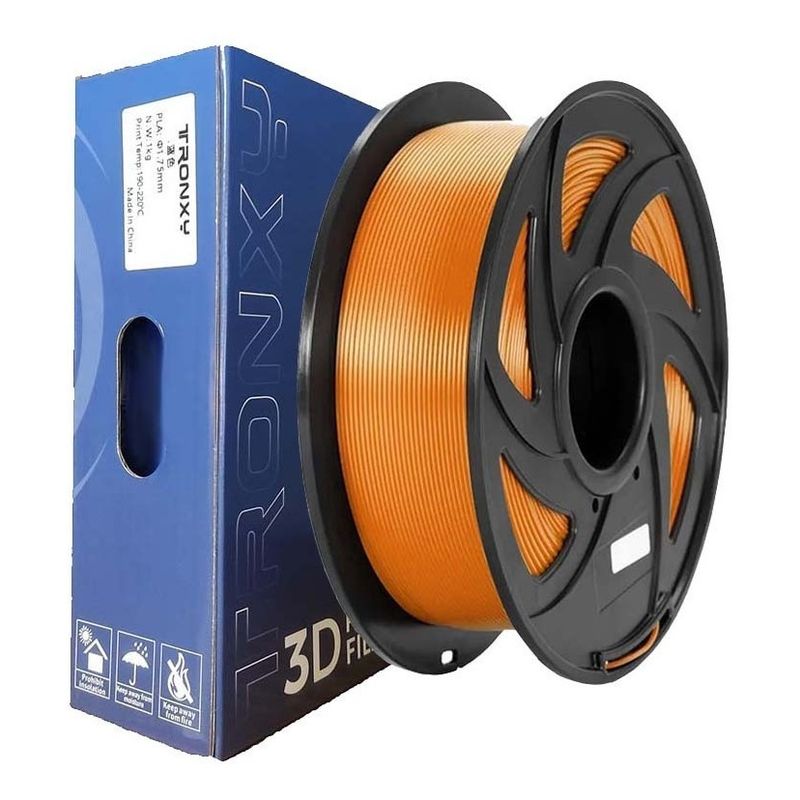 TODODESCUENTO - Filamento 3d Pla Tronxy De 1.75mm Y 1kg Naranja