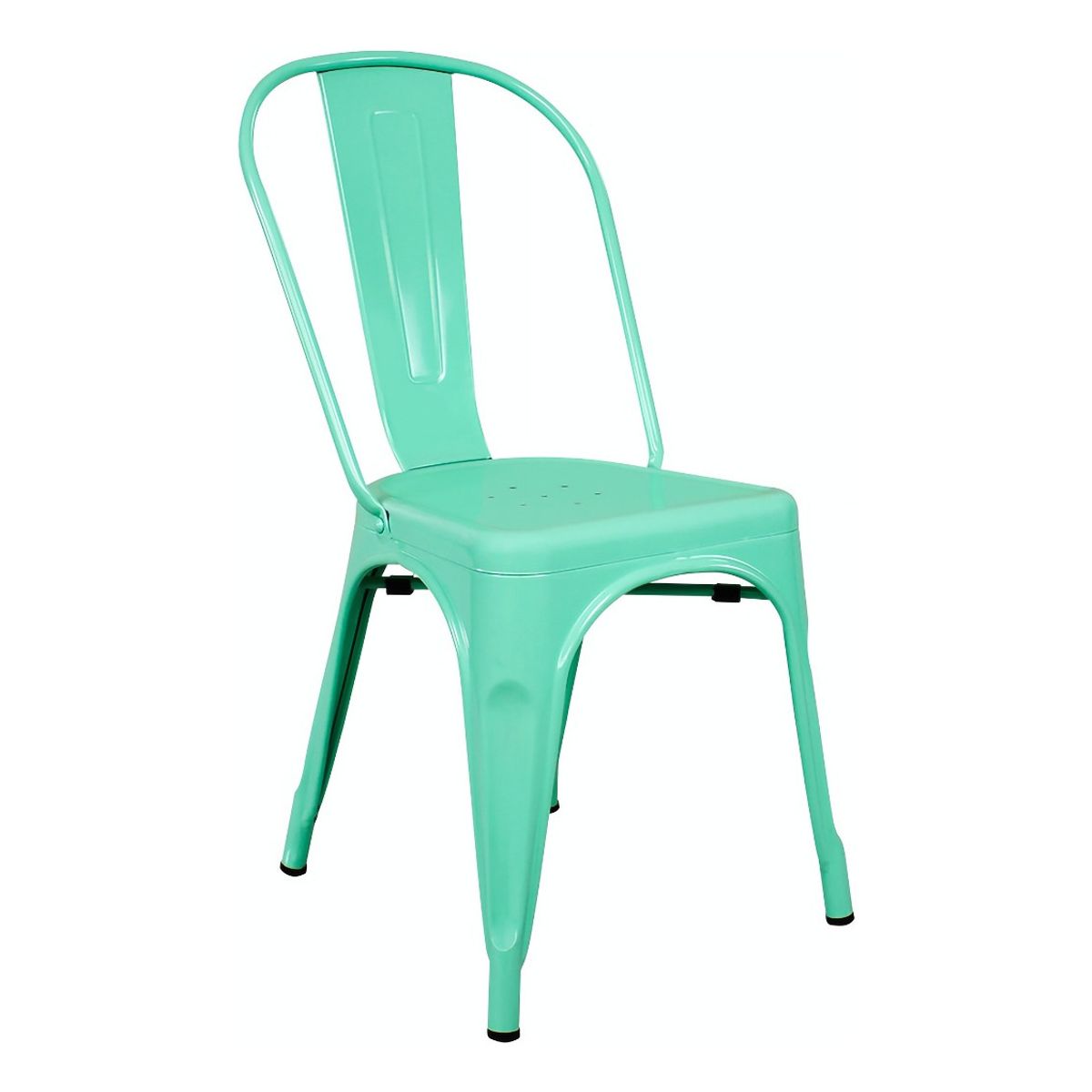 TODODESCUENTO - Pack 4 Sillas Tolix Color Mint, Comedor, Evento, Restaurant
