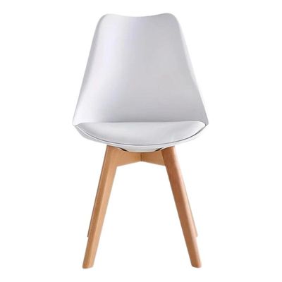 Imagen 2 del producto Pack 4 Sillas Tulip Color Blanco, Comedor, Bar, Negocio
