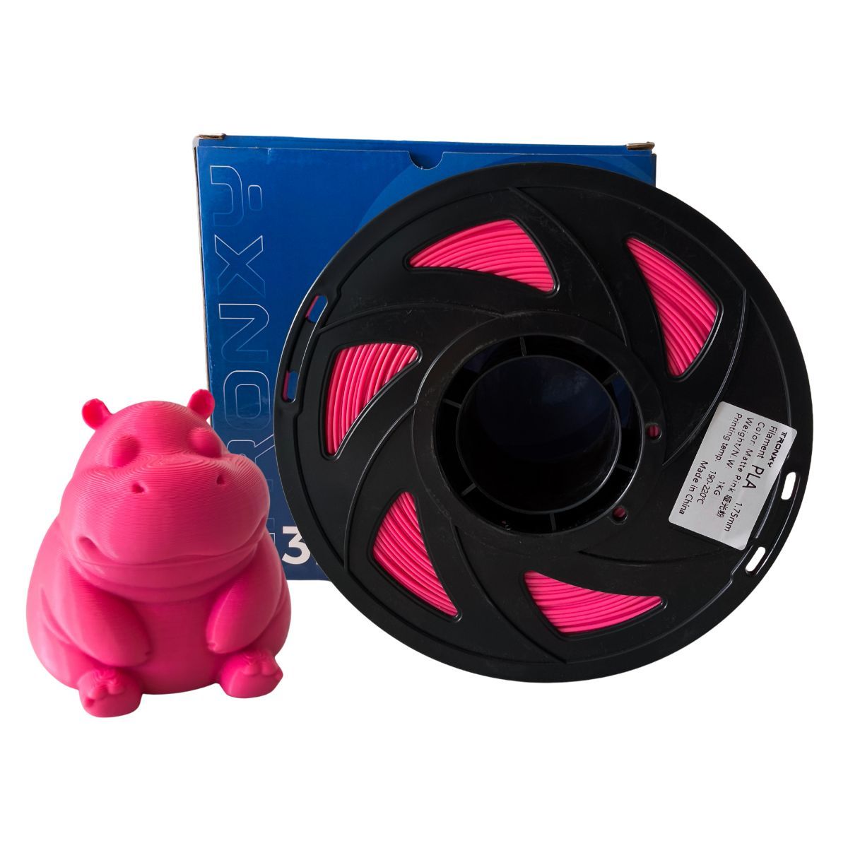 TODODESCUENTO - Filamento 3d Pla Tronxy De 1.75mm Y 1kg Rosado