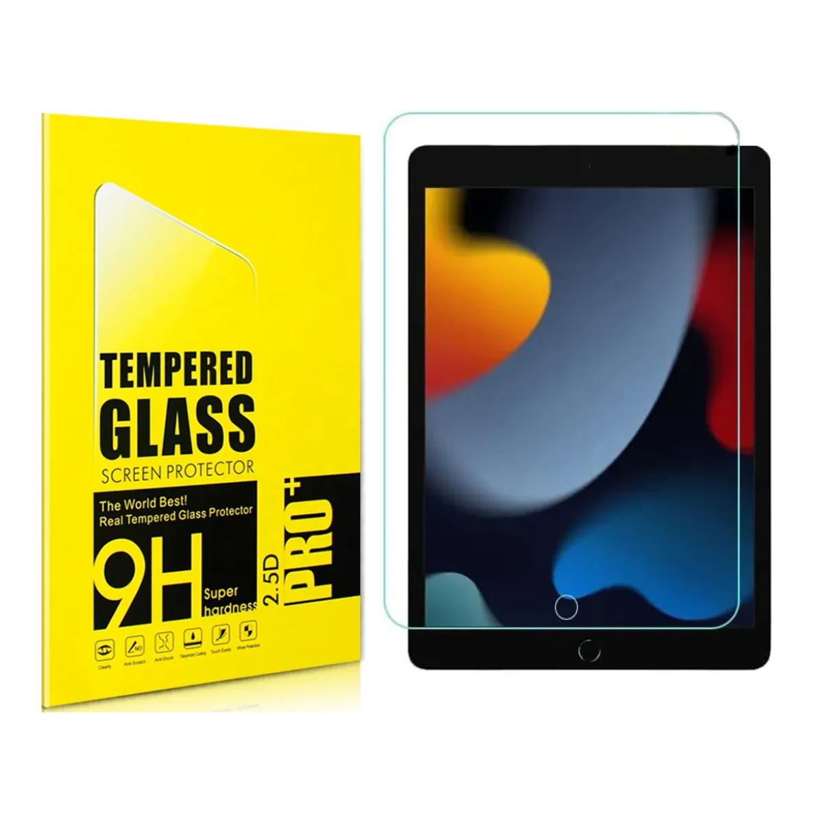 GENERICO - Vidrio Templado Para Apple Ipad 10,2 de 7ma 8va 9na Gen