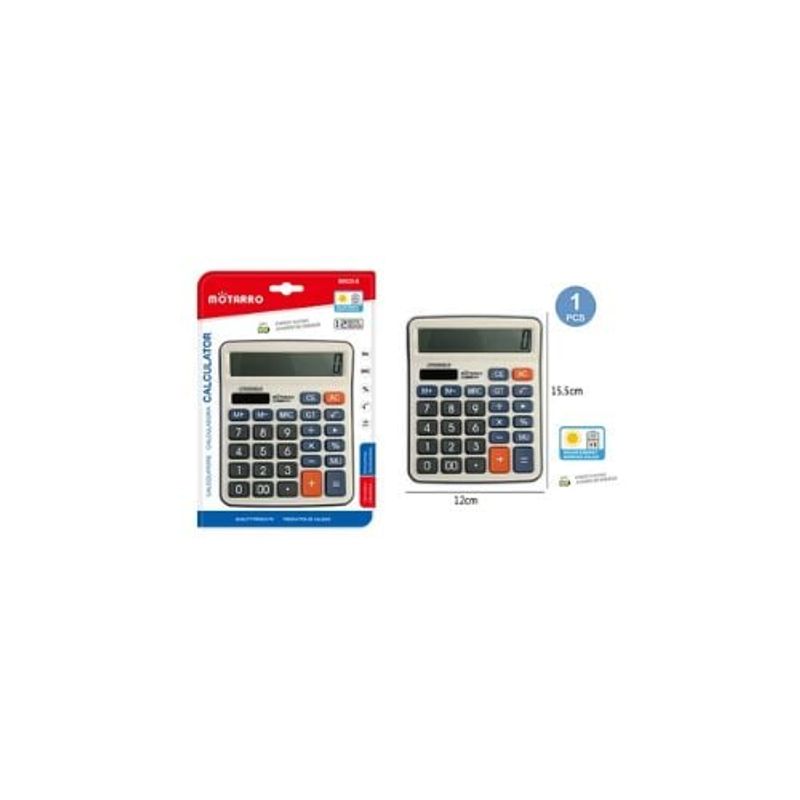 GENERICO - Calculadora Solar 12 Digitos 12 15 5 Cm
