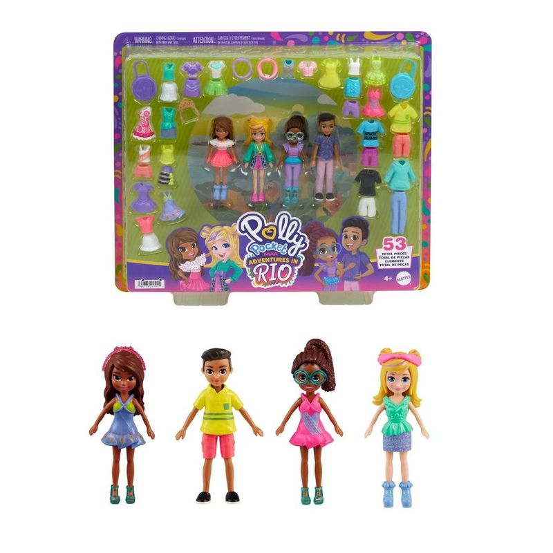 POLLY POCKET - POLLY POCKET MODITAS AVENTURAS EN RÍO 53 PIEZAS