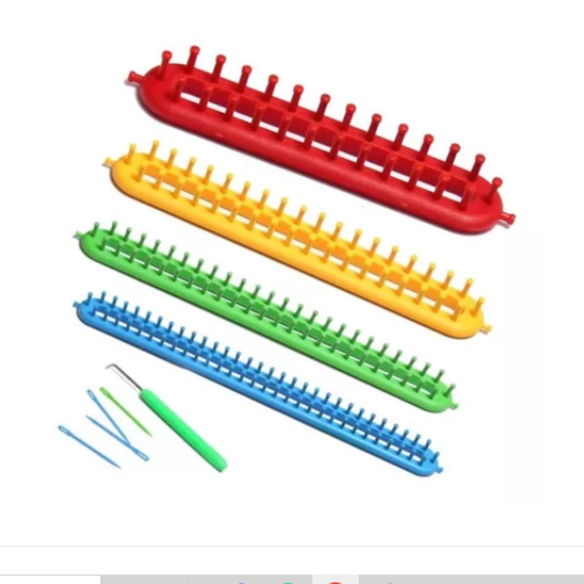 GENERICO - Telar Rectangular Set Incluye Gancho Y Aguja