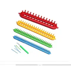 GENERICO - Telar Rectangular Set Incluye Gancho Y Aguja