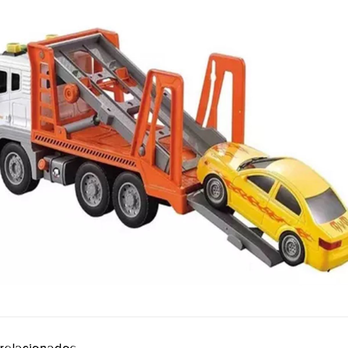 GENERICO - Camión Transporte Y Vehículo De Fricción Con Luces Y Sonido