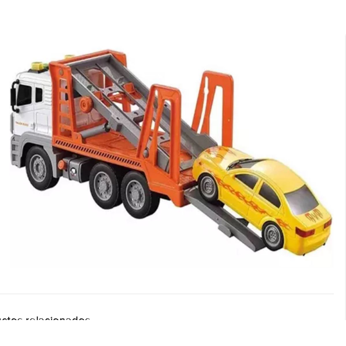 GENERICO - Camión Transporte Y Vehículo De Fricción Con Luces Y Sonido