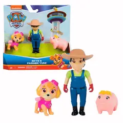 PAW PATROL - Set Figuras Skye Y Farmer Yumi