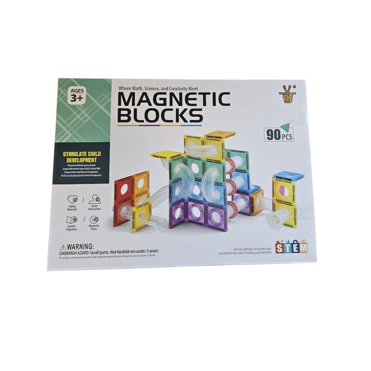 GENERICO - Bloques Magnéticos 90Piezas