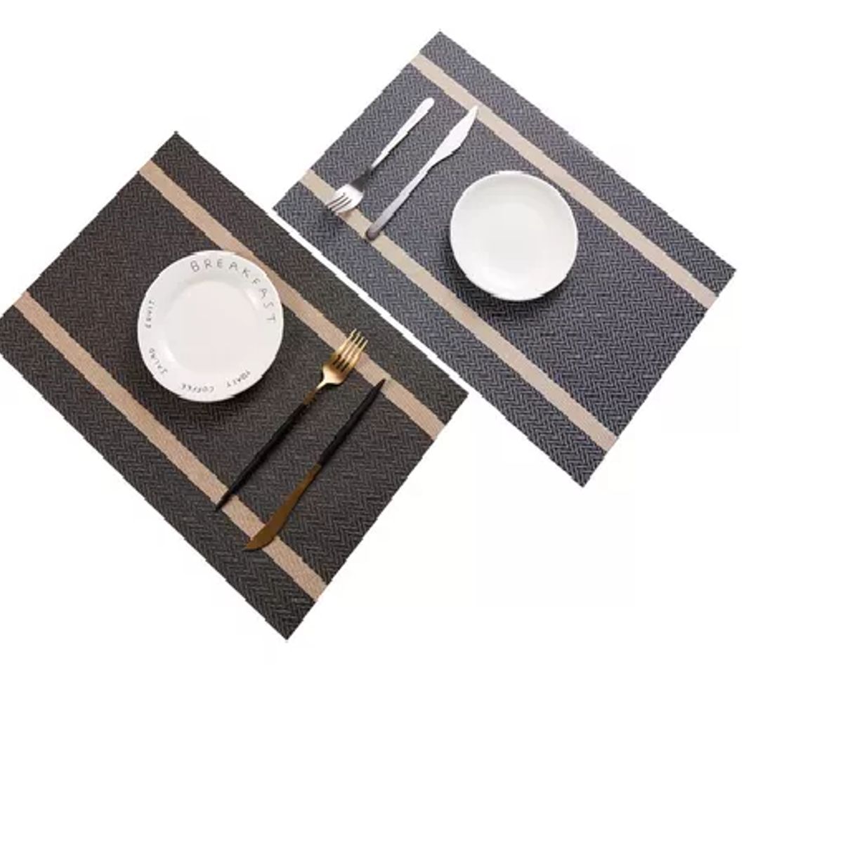 GENERICO - Set 6 Individuales De Mesa Rectangular Diseños