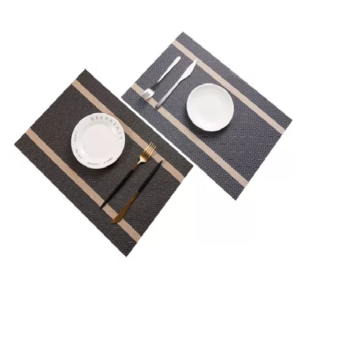 GENERICO - Set 6 Individuales De Mesa Rectangular Diseños