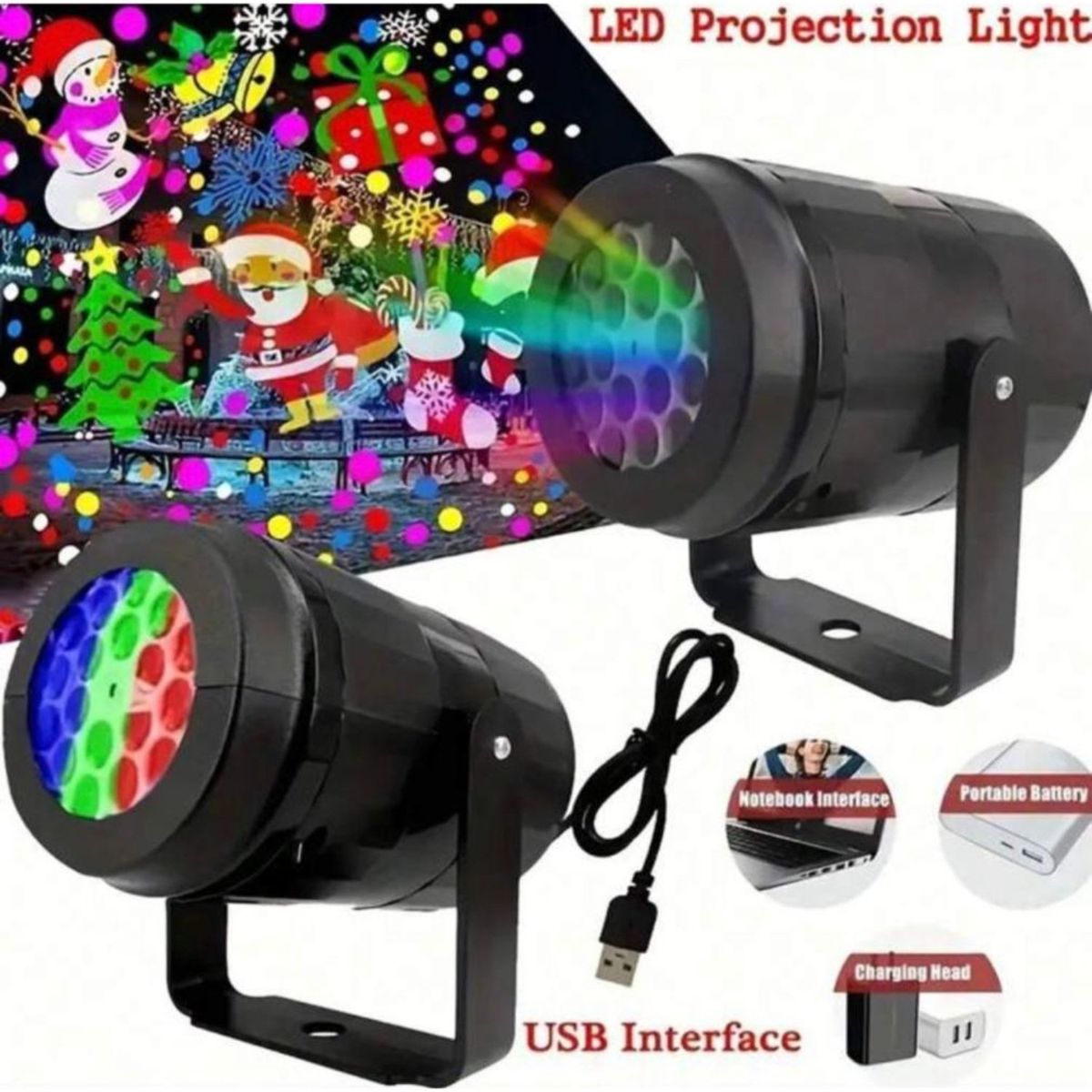 GENERICO - Proyector Navideño de Luces Mágicas