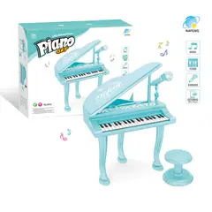 GENERICO - PIANO CON ASIENTO NIÑA NIÑO INFANTIL JUGUETE MUSICA