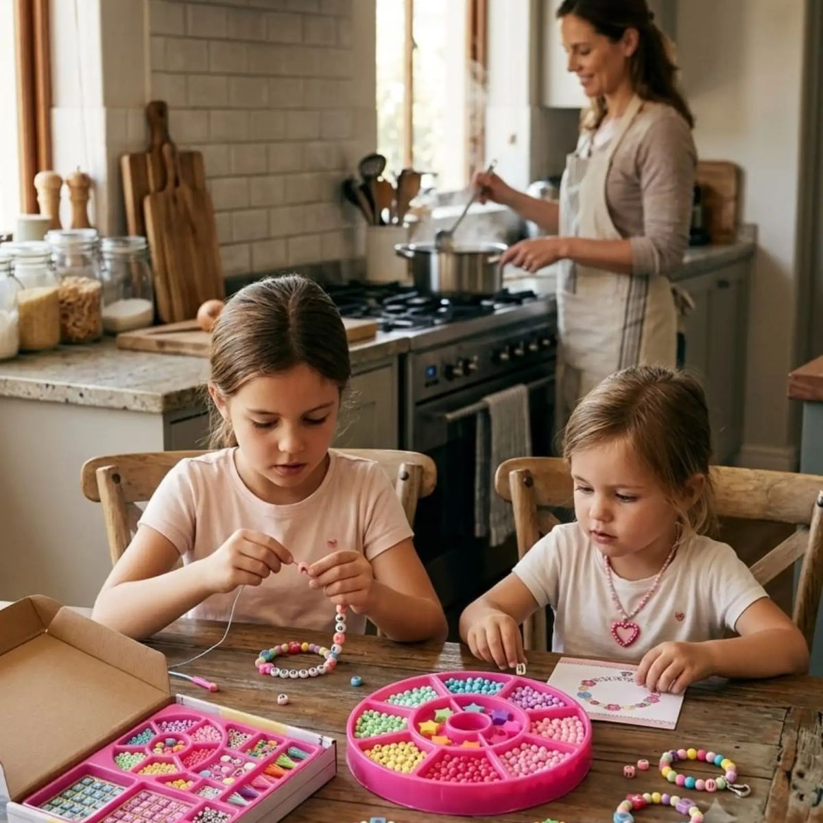 GENERICO - Set De Manualidades Para Crear Pulseras Y Joyería Infantil 01