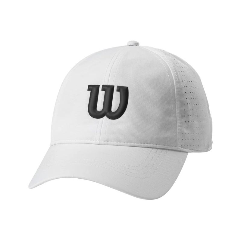WILSON - Gorro Wilson Ultralight Cap II Blanco Tenis Padel