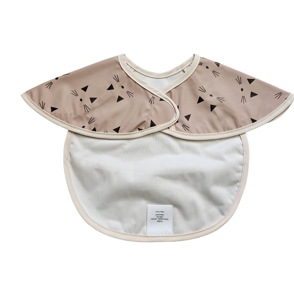 GENERICO - Baberos impermeables manga corta Gato