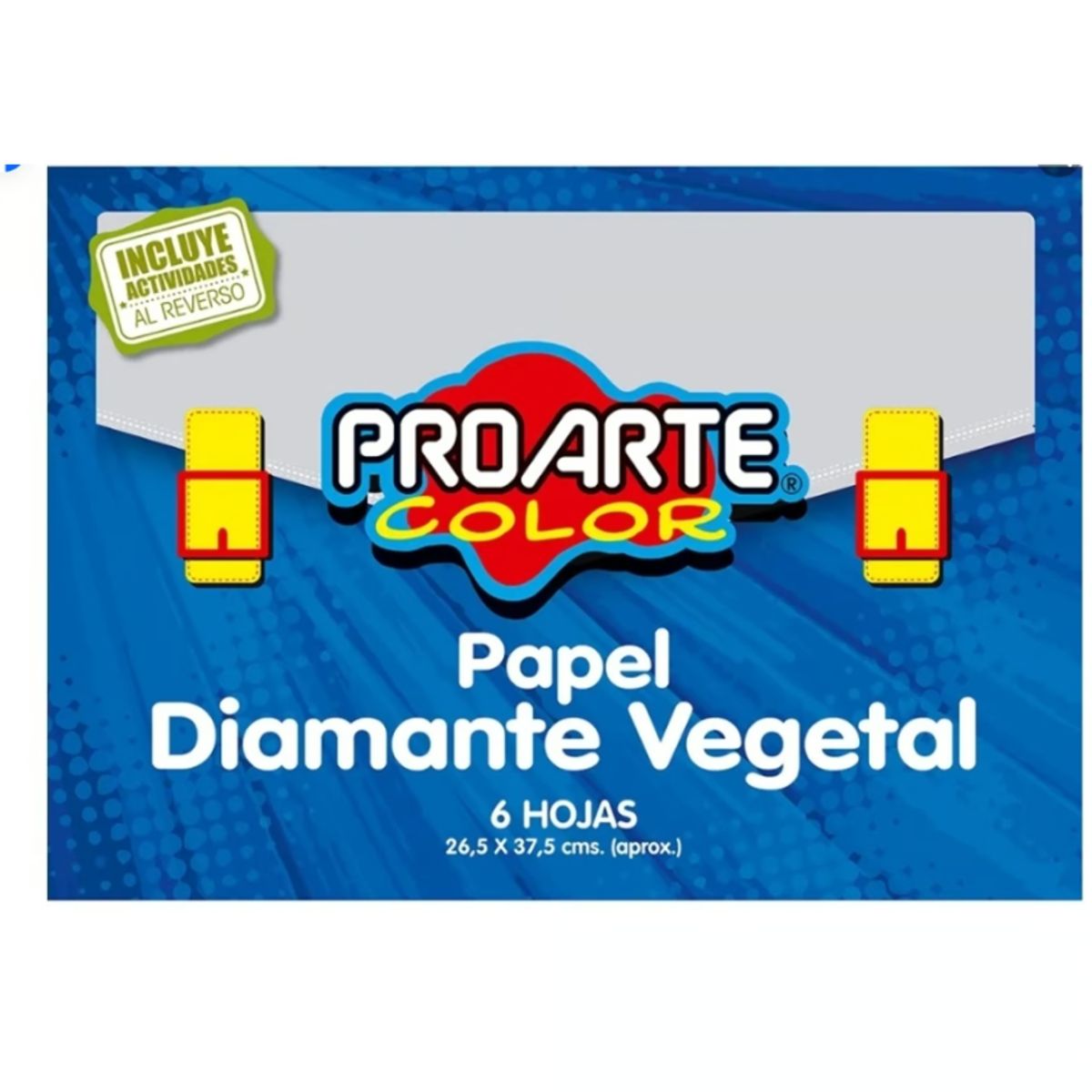 Papel Diamante Vegetal 6 Hojas Azul ProArte Color, marca GENERICO - Foto Principal