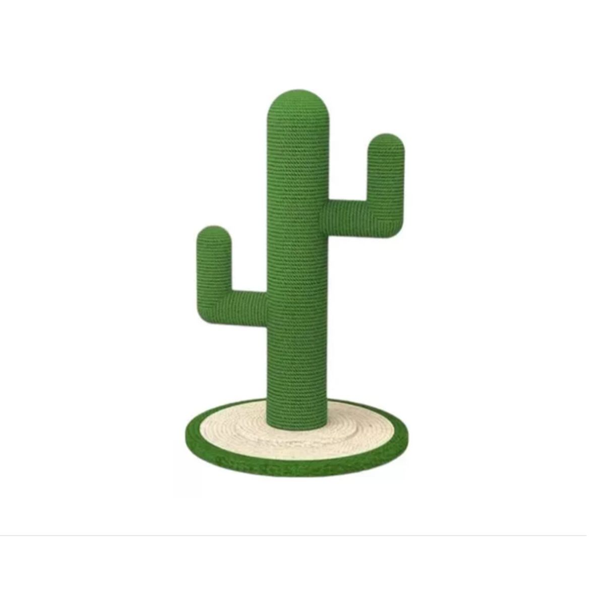 GENERICO - Rascador para gatos genérico tipo poste en figura de cactus