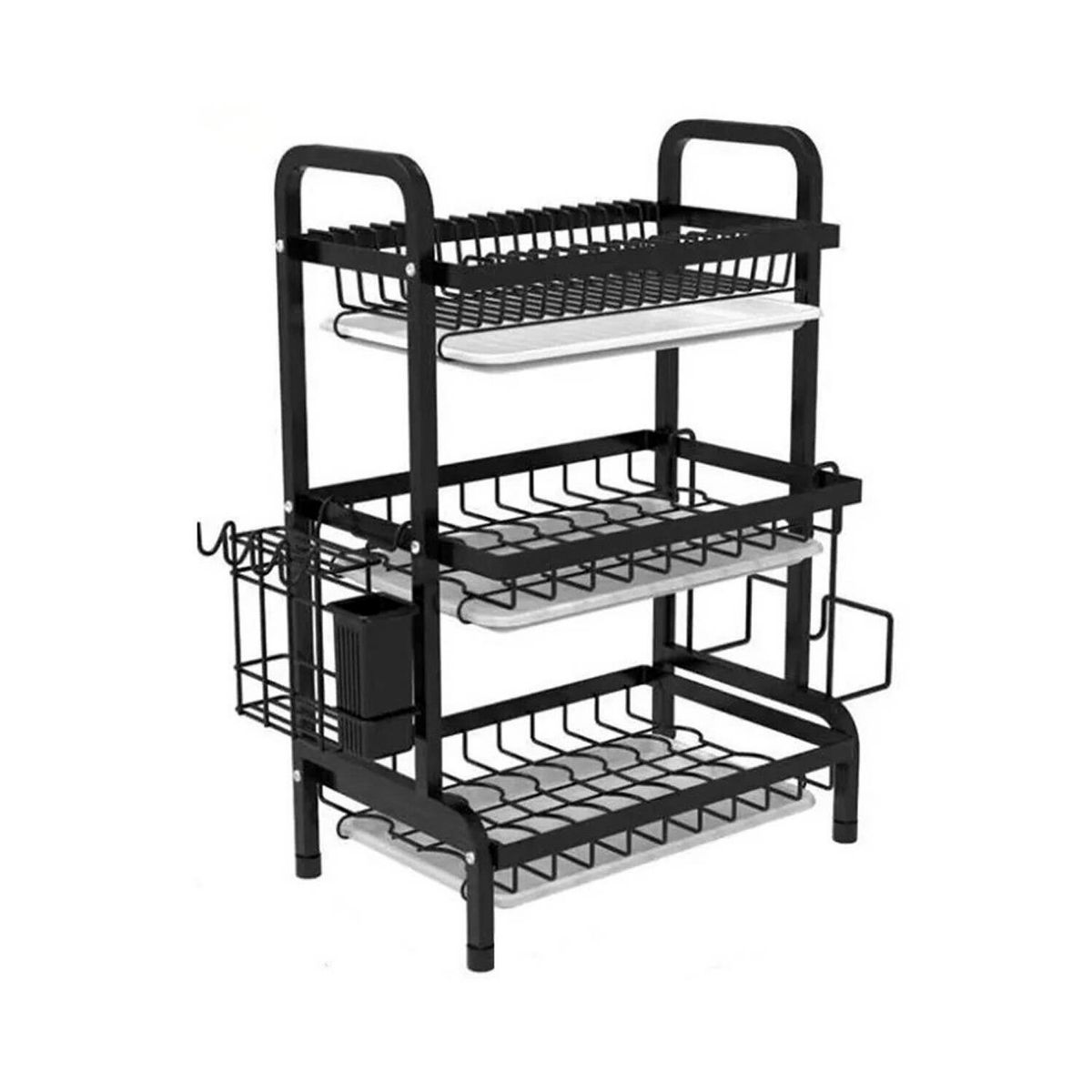 GENERICO - Secaplatos De 3 Niveles Con Bandeja De Goteo - SC