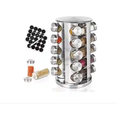 GENERICO - Condimenteros Especiero Giratorio Cocina 20 Frascos