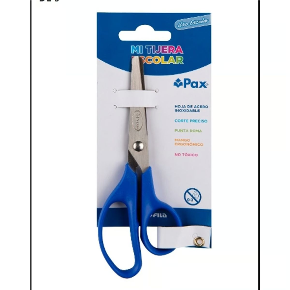 GENERICO - Mi Tijera Escolar Pack Color azul