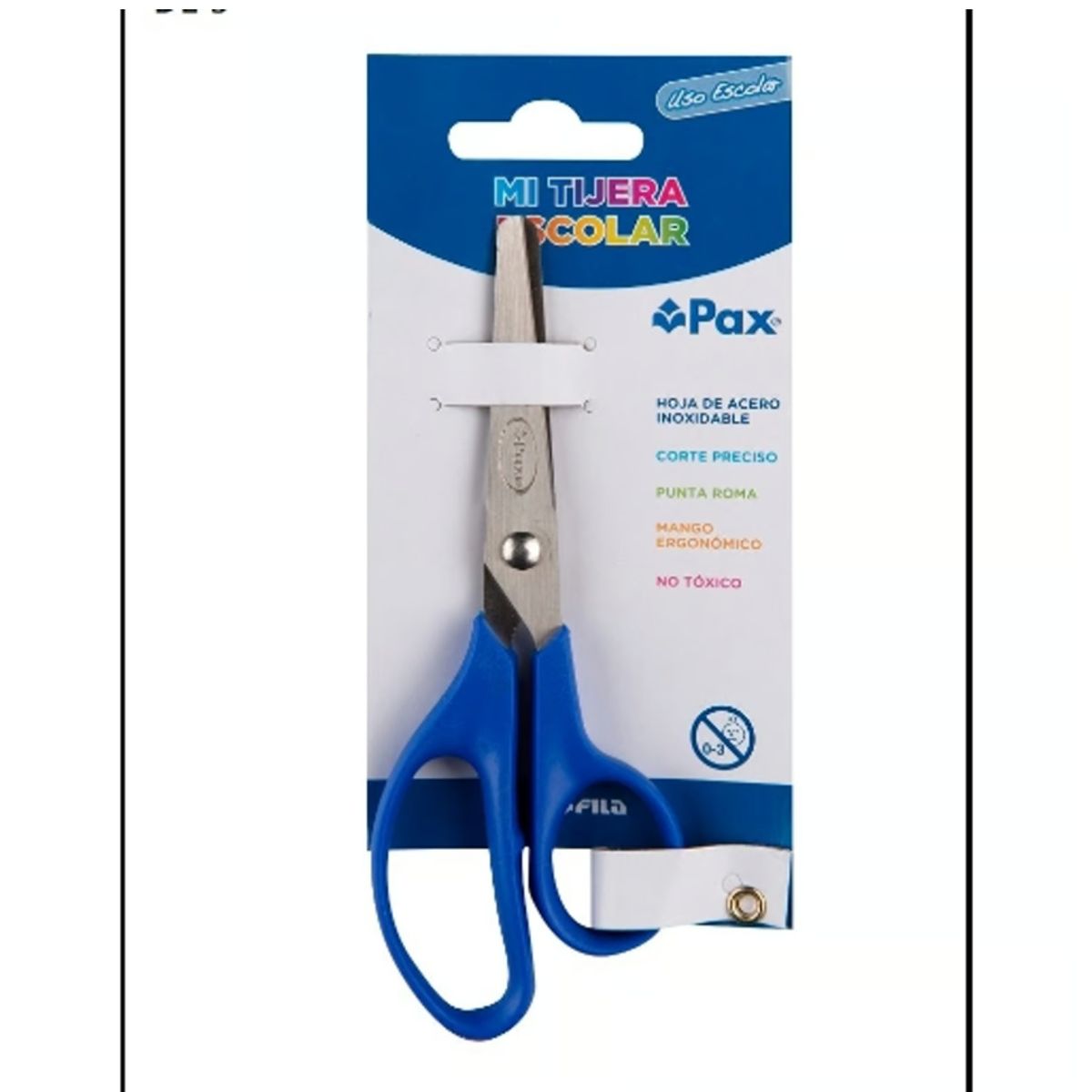 GENERICO - Mi Tijera Escolar Pack Color azul