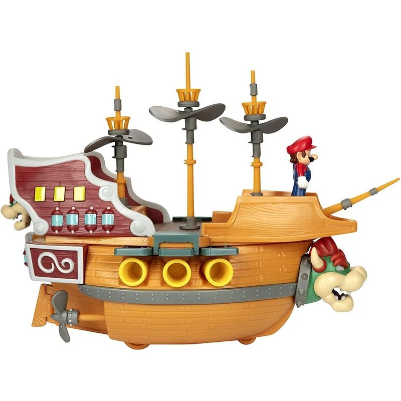 NINTENDO - Super Mario- Deluxe Bowser's Airship Playset - Nintendo