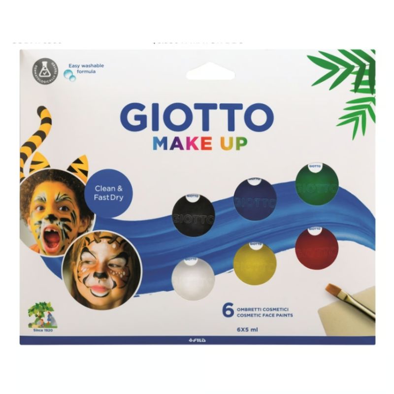 GENERICO - Pintura Mlticolor Make Up Giotto 6 Unidades