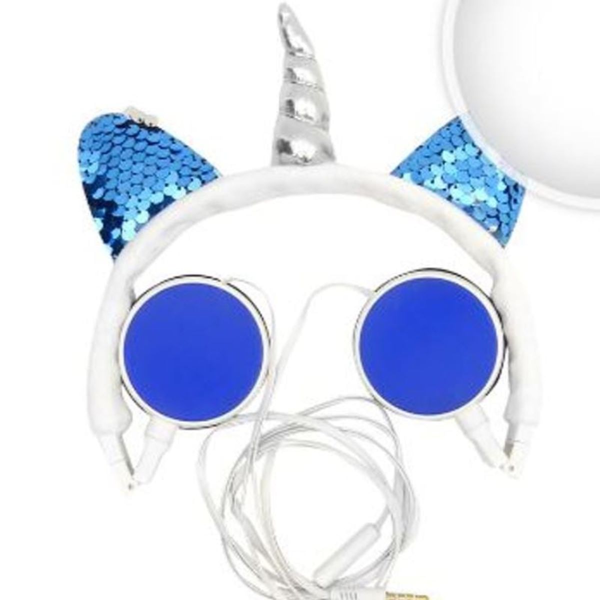 OEM - AUDIFONOS PARA NIÑOS CON CABLE DE VINCHA UNICORNIO 35MM