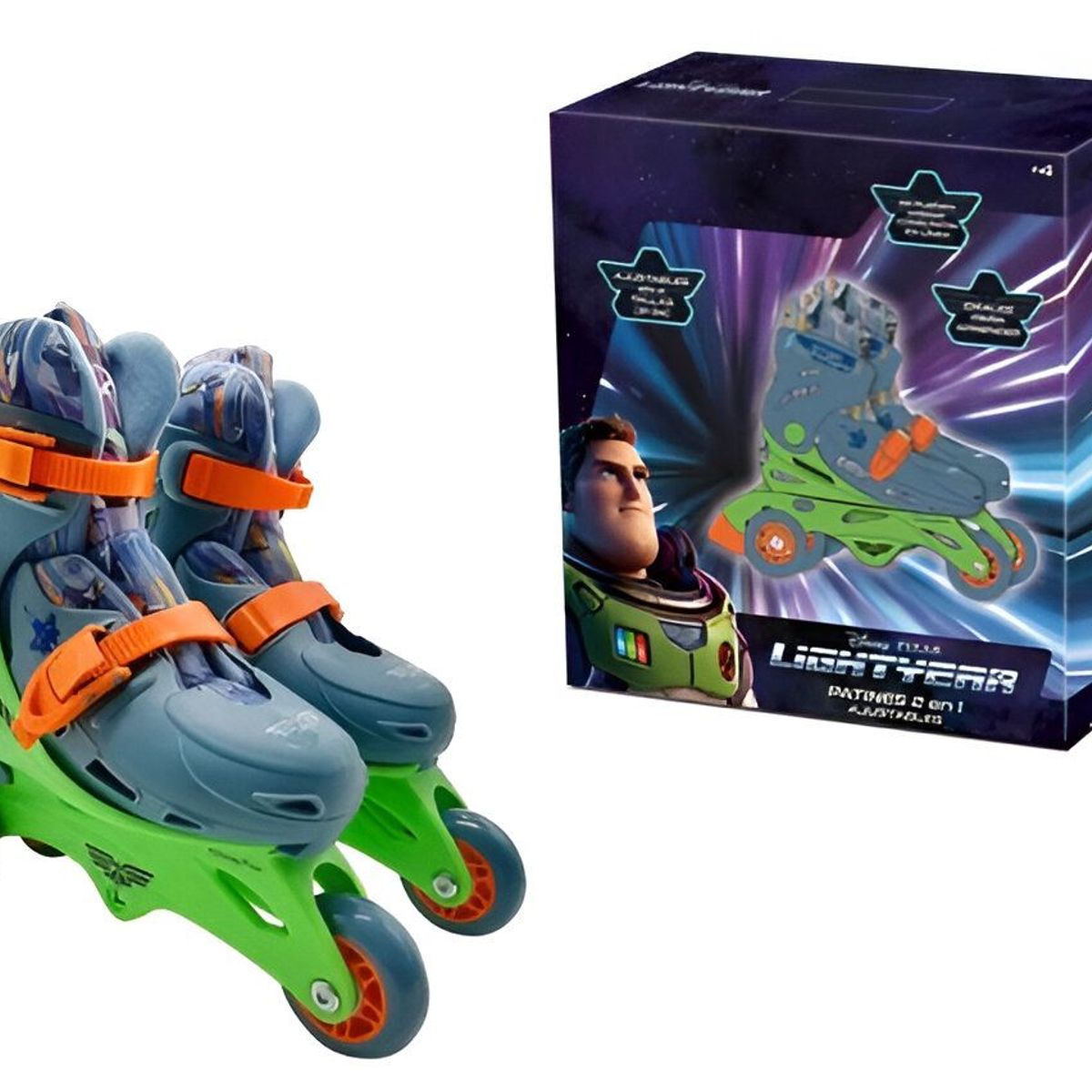 GENERICO - PATÍNES 3 RUEDAS NIÑO TALLA S 31-34