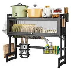 GENERICO - Escurridor Secador Loza Platos 2 Niveles Organizador 85cm