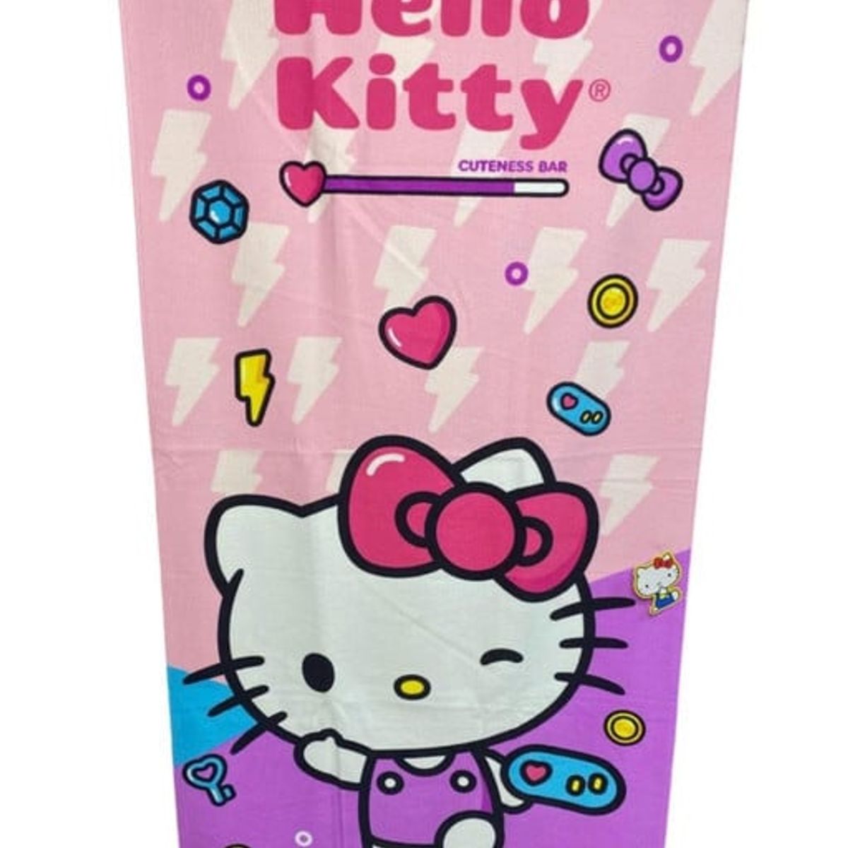GENERICO - TOALLA NIÑA MICROFIBRA KAWAII Kitty 140x70 N029