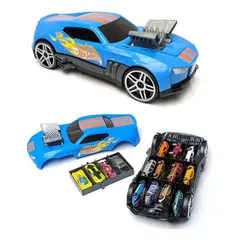 HOT WHEELS - Porta Autos 2 En 1 Race N Haul