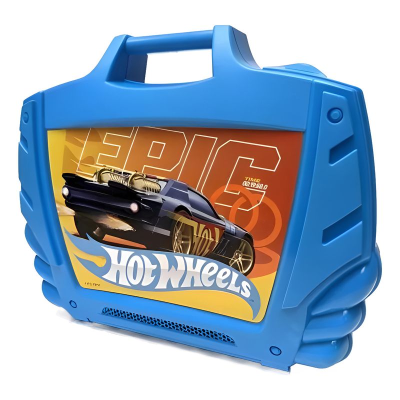 HOT WHEELS - Hot Wheels Maletín Guarda Autos - Azul