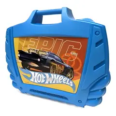 HOT WHEELS - Maletín Guarda Autos - Azul