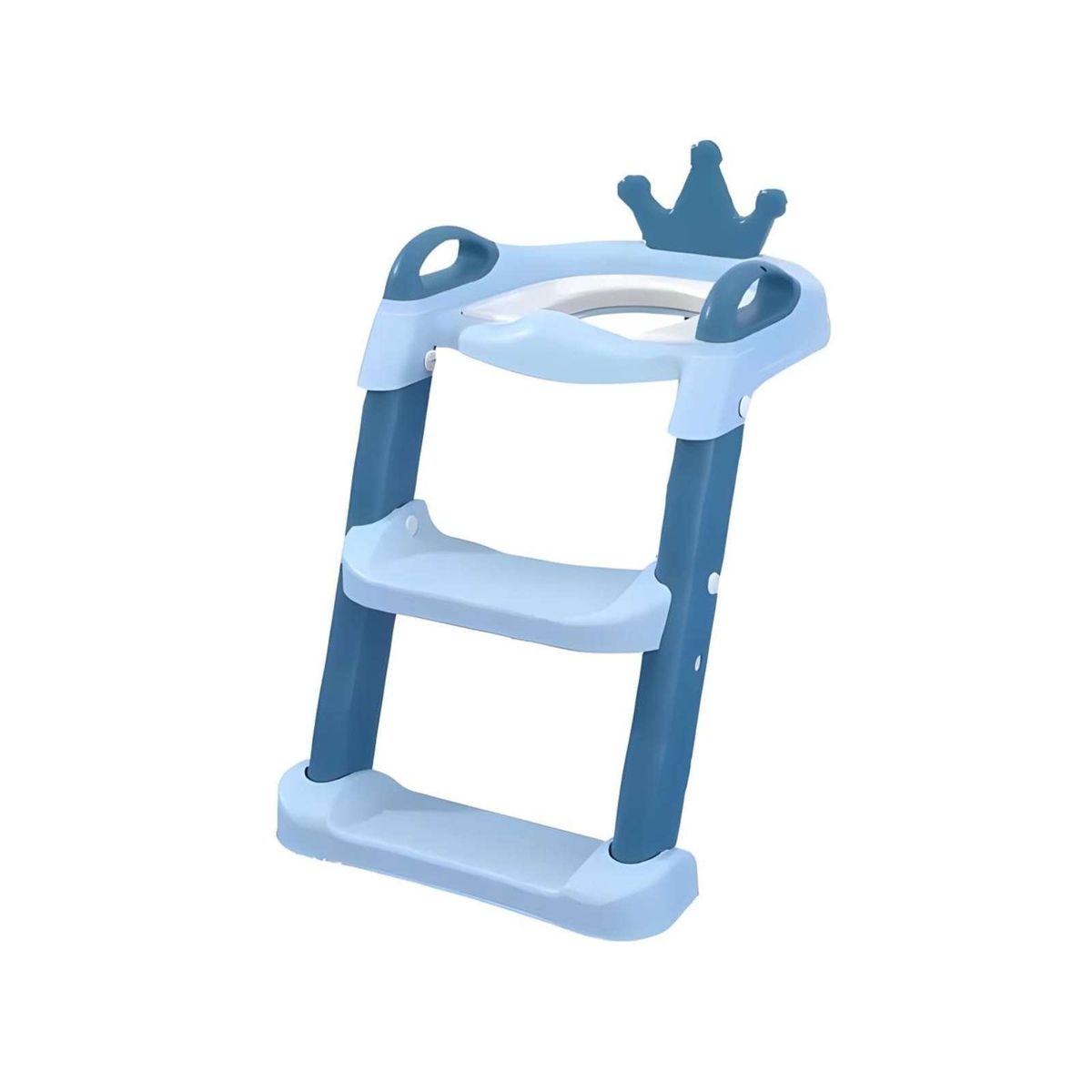 GENERICO - Escalera Asiento Adaptador De Baño Pelela Niños Azul