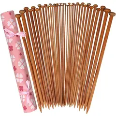 GENERICO - Set de 36 Palillos Rectos De Bambú - 35cm De Largo
