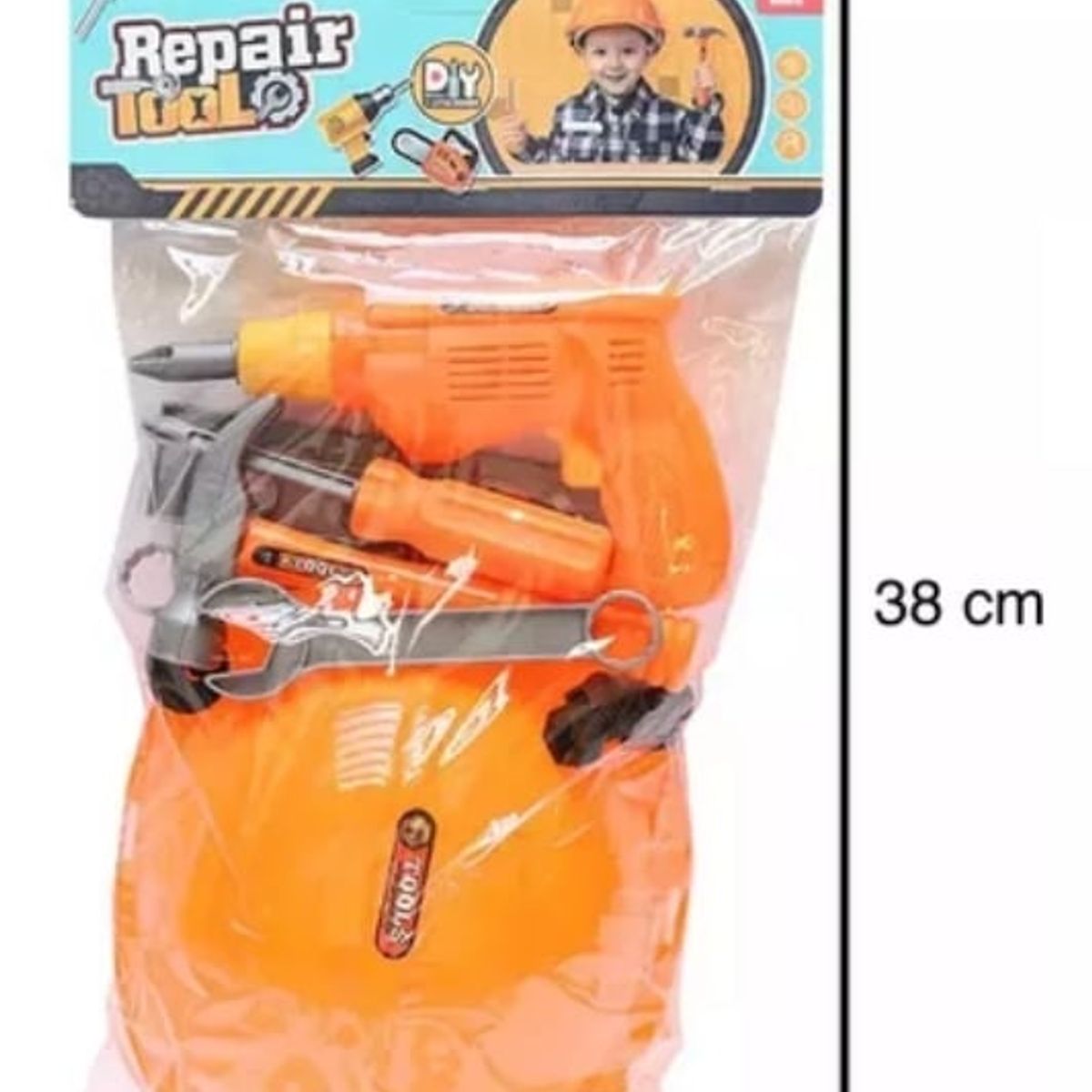 GENERICO - Juguete Set de Herramienta de Construcción Con Casco