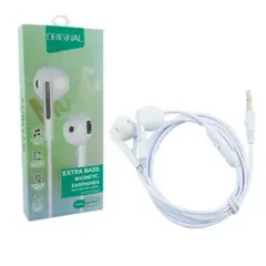OEM - AUDIFONO IN EAR CON MICROFONO MODELO SN-W09 BLANCO