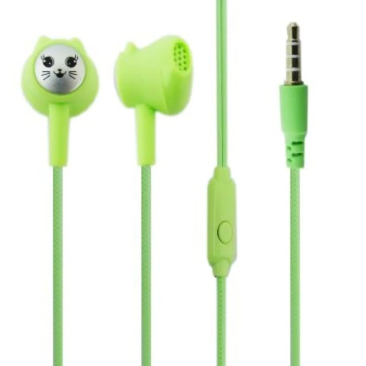 OEM - AUDIFONOS PARA NIÑOS CON CABLE DISEÑO GATOS