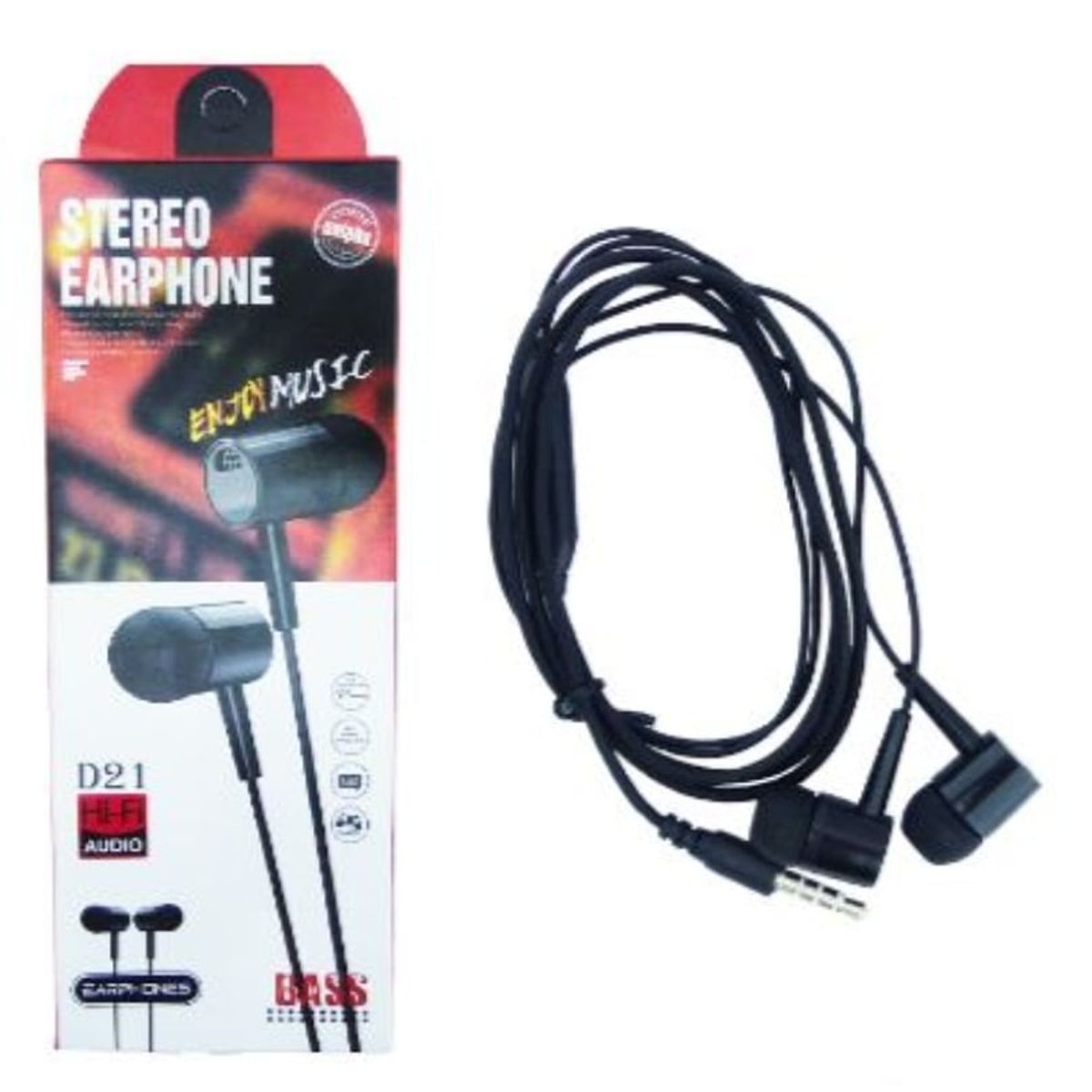 OEM - AUDIFONO IN EAR CON MICROFONO SEF-009-L31 COLORES EN CAJA