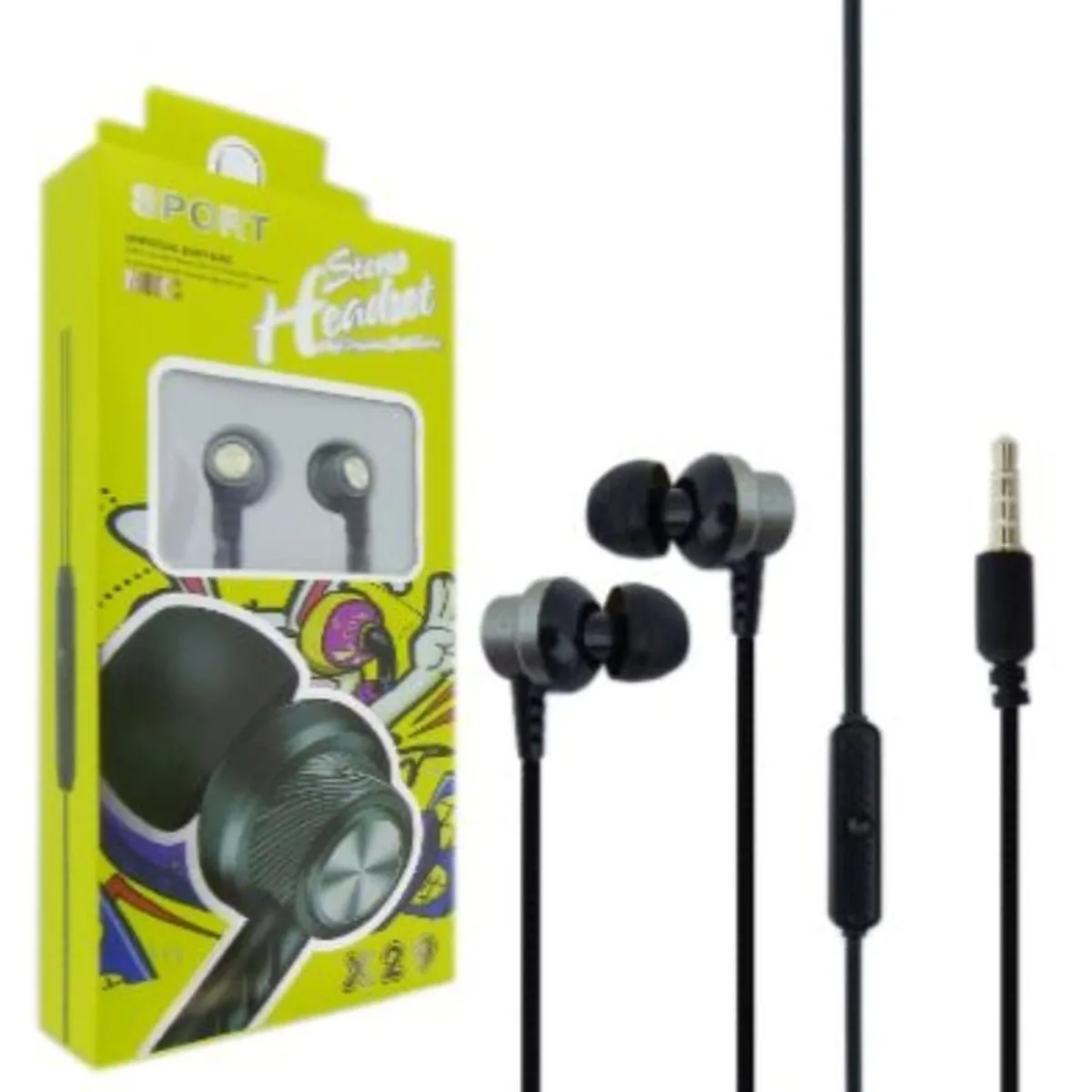 OEM - AUDIFONO IN EAR CON MICROFONO X29 COLORES EN CAJA