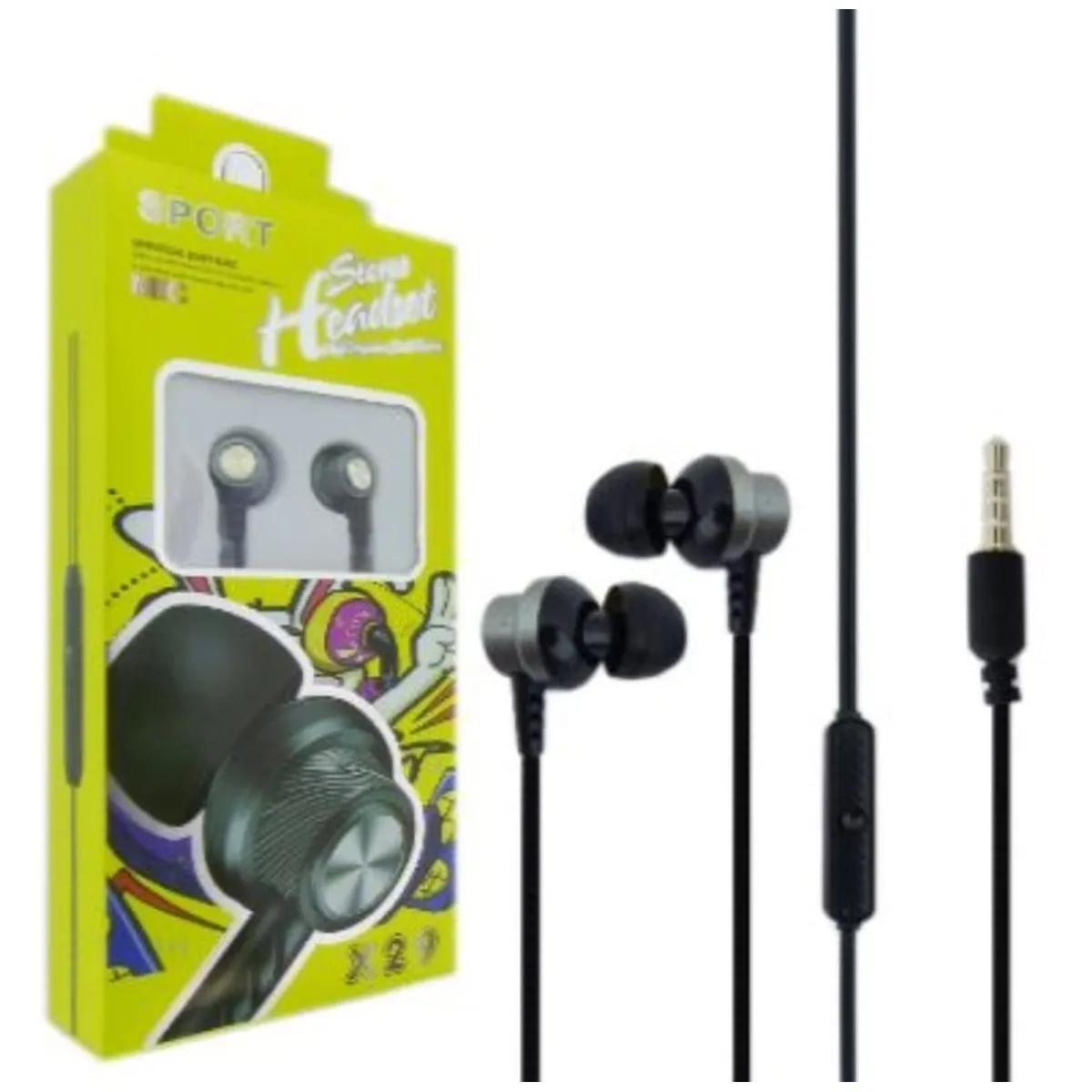 OEM - AUDIFONO IN EAR CON MICROFONO X29 COLORES EN CAJA