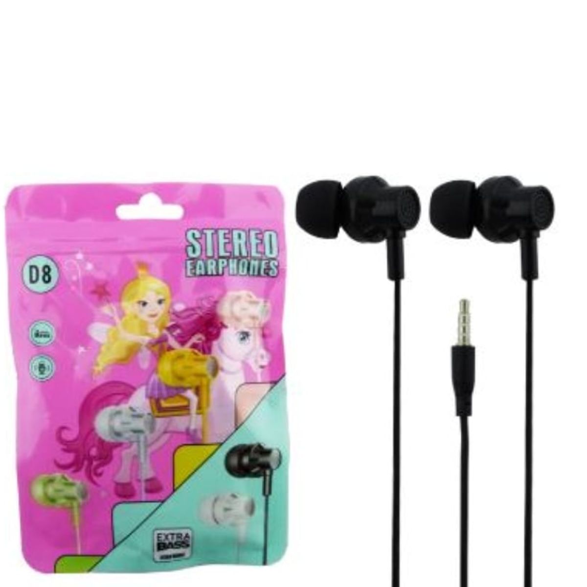 OEM - AUDIFONOS PARA NIÑOS CON CABLE DE UNICORNIO CON MICROFONO