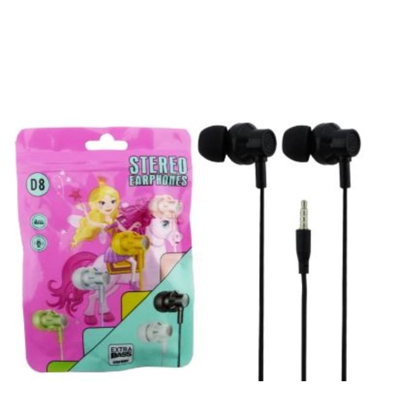 OEM - AUDIFONOS PARA NIÑOS CON CABLE DE UNICORNIO CON MICROFONO
