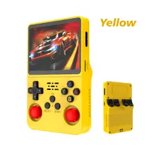 GENERICO - Consola Portátil Arcade (Retro) - R36S - 128 GB - Amarillo